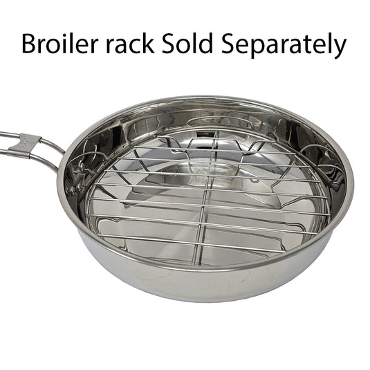 10" Stainless Steel Skillet and Lid