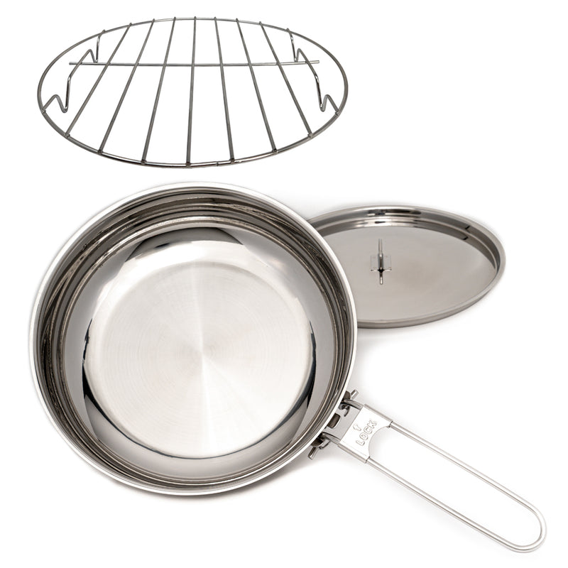 Load image into Gallery viewer, 10&quot; Skillet &amp; Broiler Rack Combo
