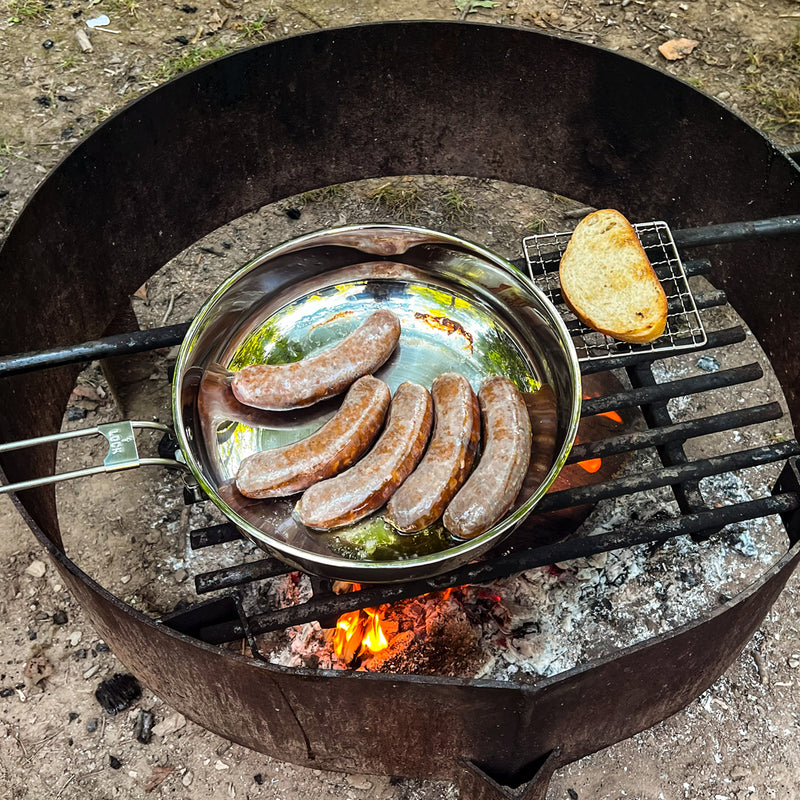 Load image into Gallery viewer, 10&quot; Stainless Steel Skillet and Lid
