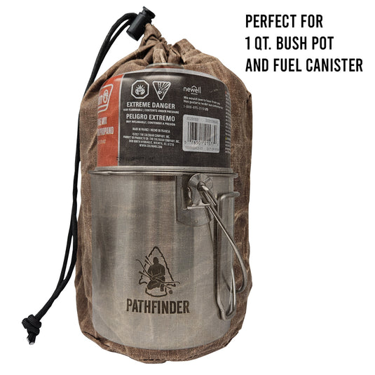 Pathfinder Waxed Canvas 1QT Bush Pot Bag