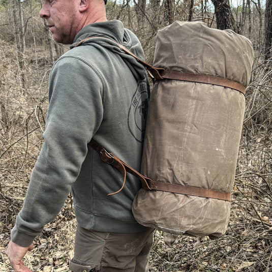 Leather Bedroll Back Pack Straps