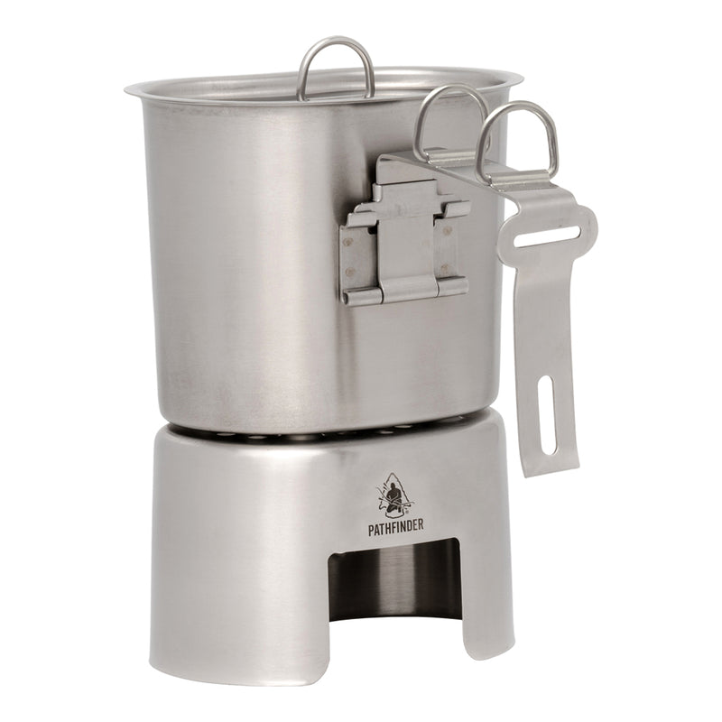 Load image into Gallery viewer, Stainless Steel Canteen Cooking Set
