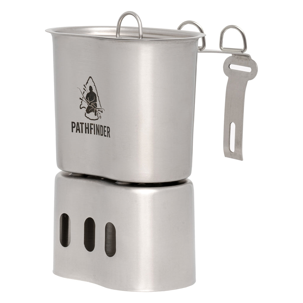 The Pathfinder School Stainless Steel Bottle Cooking Kit