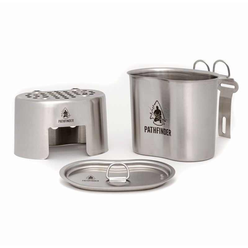 Load image into Gallery viewer, Stainless Steel Canteen Cooking Set
