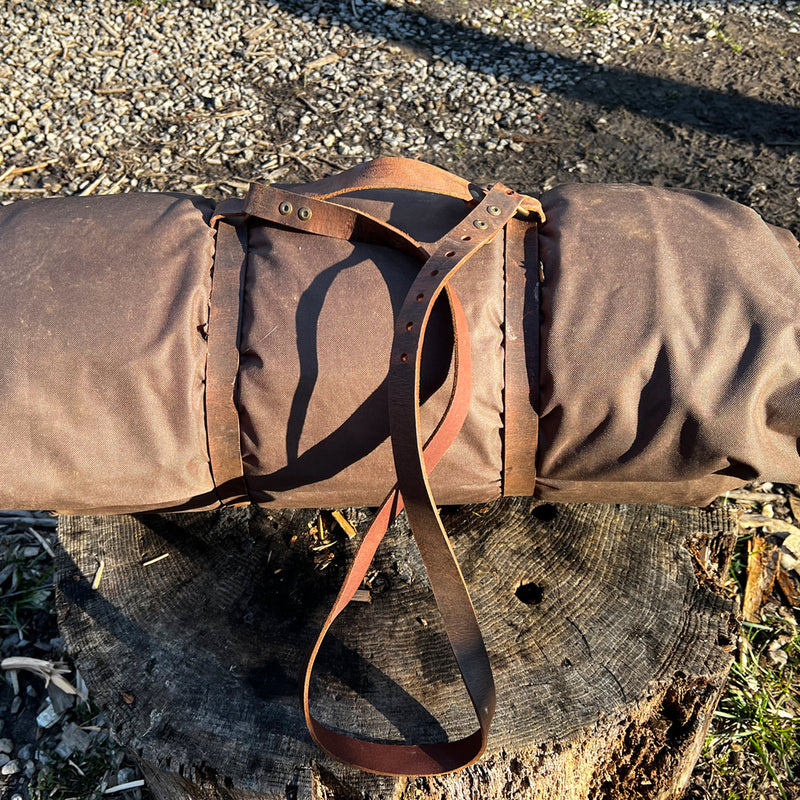 Load image into Gallery viewer, Leather Bedroll Harness
