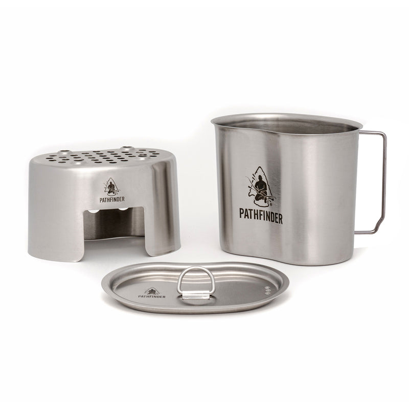 Load image into Gallery viewer, Stainless Steel Canteen Cooking Set
