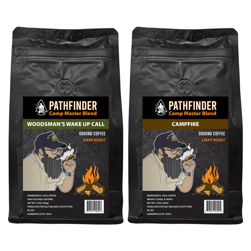 Load image into Gallery viewer, Pathfinder Coffee - Campfire &amp; Woodsman’s Wake Up Call COMBO
