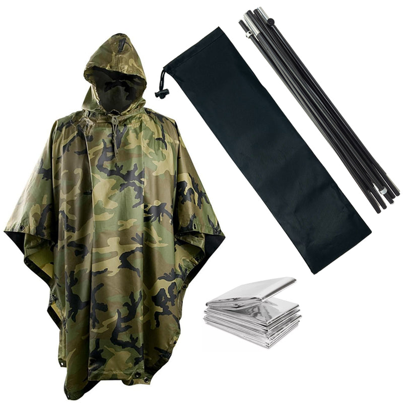 Load image into Gallery viewer, Pathfinder Poncho Pole Shelter Kit
