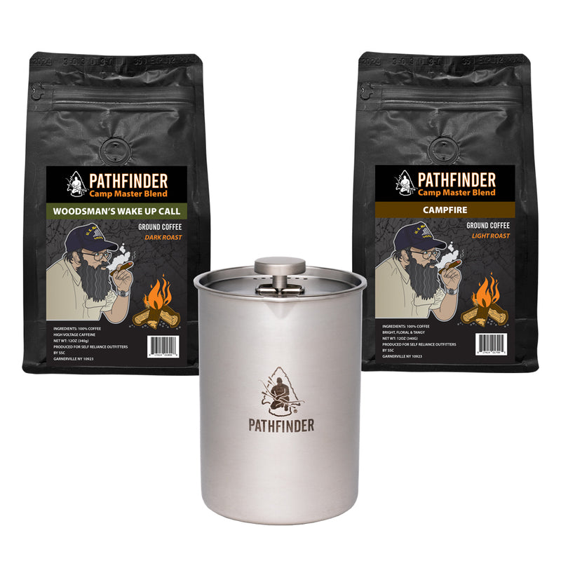 Load image into Gallery viewer, Pathfinder Coffee &amp; French Press Combo
