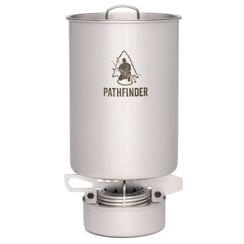 Load image into Gallery viewer, Pathfinder Alcohol Stove &amp; Stove Stand COMBO
