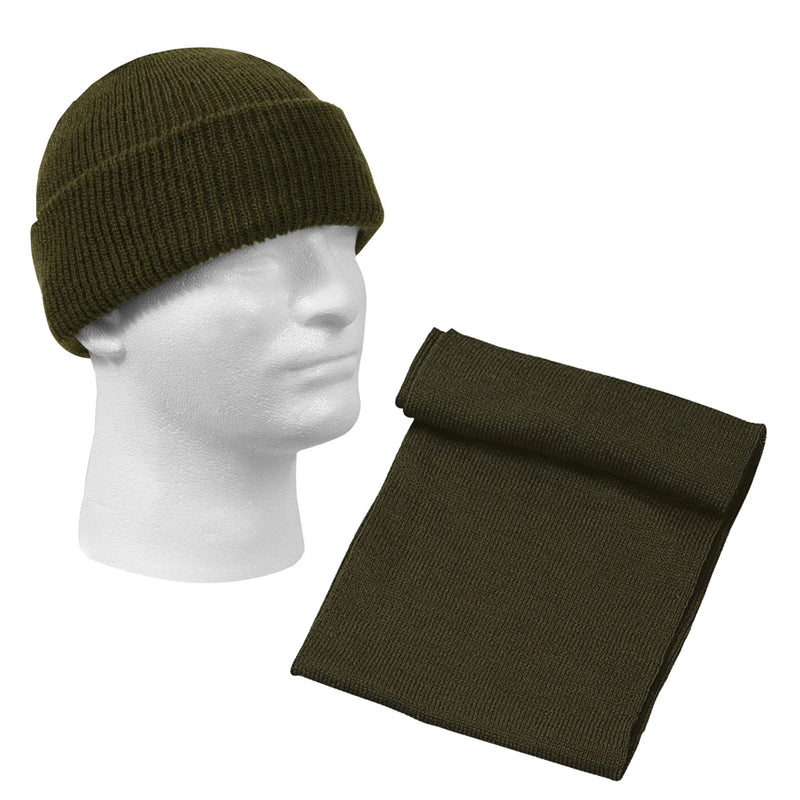 Load image into Gallery viewer, G.I. 100% Wool Scarf &amp; Watch Cap COMBO
