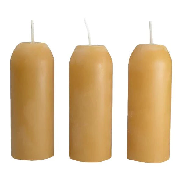 Load image into Gallery viewer, 100% Natural Beeswax Candles - 3 Pack
