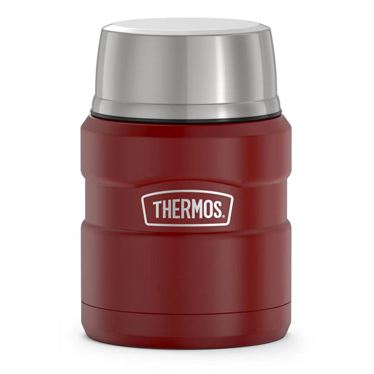 Thermos Stainless King Vacuum-Insulated 16oz Food Jar with Spoon