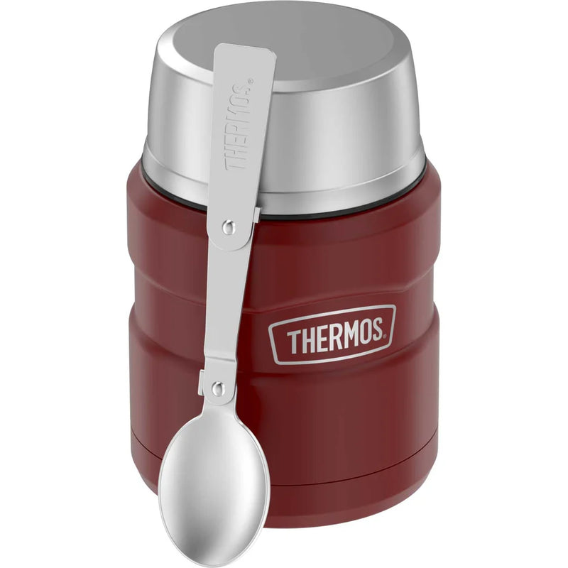 Load image into Gallery viewer, Thermos Stainless King Vacuum-Insulated 16oz Food Jar with Spoon
