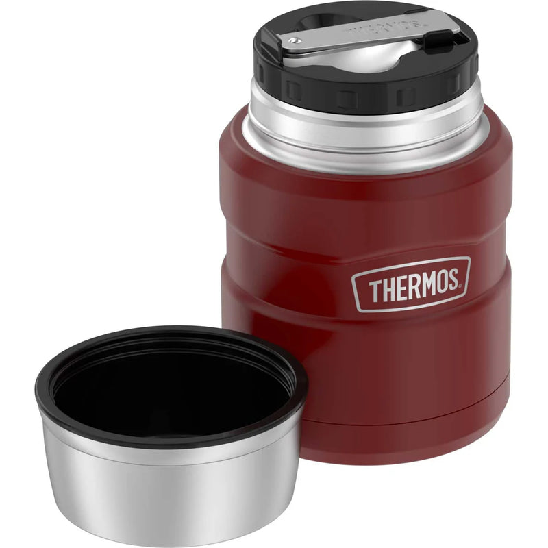 Load image into Gallery viewer, Thermos Stainless King Vacuum-Insulated 16oz Food Jar with Spoon
