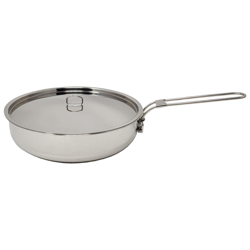 Load image into Gallery viewer, 10&quot; Stainless Steel Skillet and Lid
