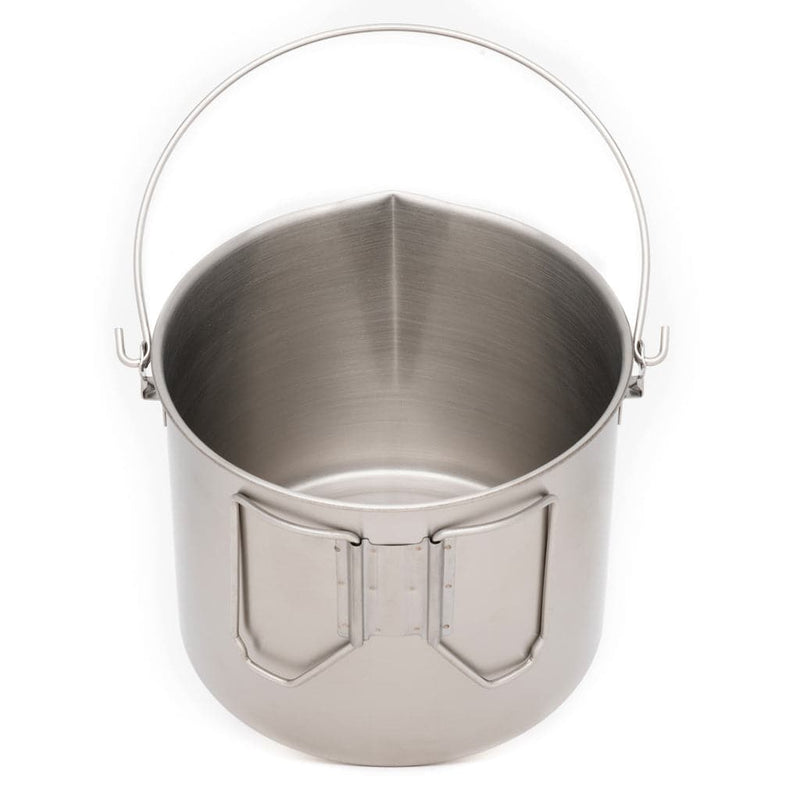 Load image into Gallery viewer, Stainless Steel 120oz. Bush Pot And Lid
