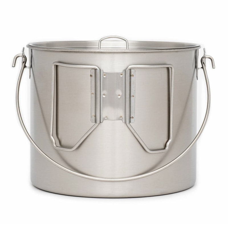 Load image into Gallery viewer, Stainless Steel 120oz. Bush Pot And Lid
