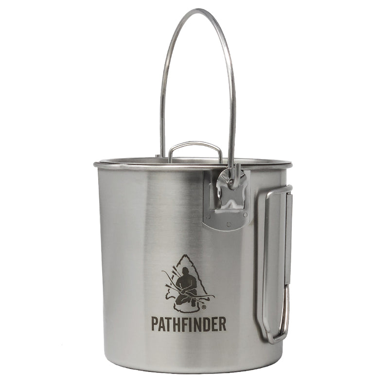 Load image into Gallery viewer, Stainless Steel 1QT. Bush Pot
