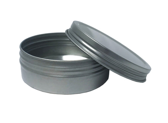 2oz Round Steel Container - Screw Top (1381766660145)