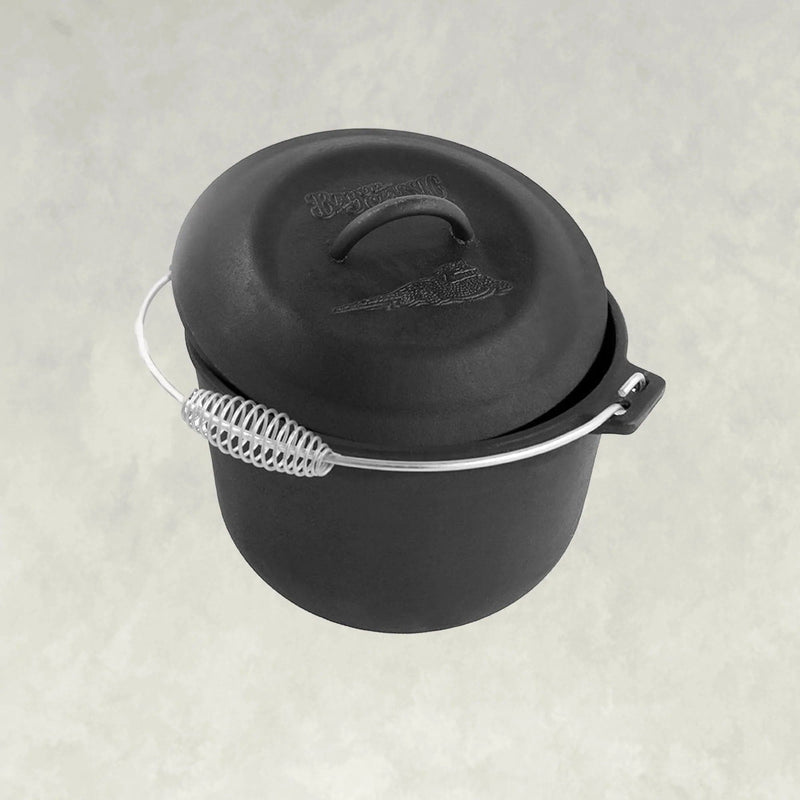 Load image into Gallery viewer, 6-Qt Cast Iron Covered Soup Pot
