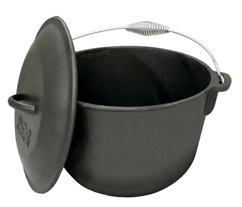 Load image into Gallery viewer, 6-Qt Cast Iron Covered Soup Pot
