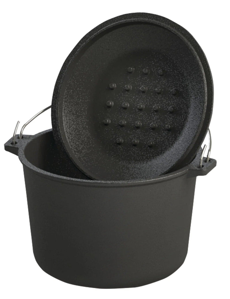 Load image into Gallery viewer, 6-Qt Cast Iron Covered Soup Pot
