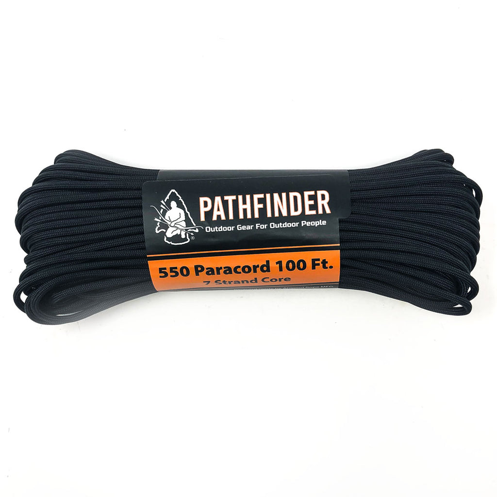 12) Paracord 550 100 ft 7 Cord Strand Orange Reflective Tracer Rope  Emergency