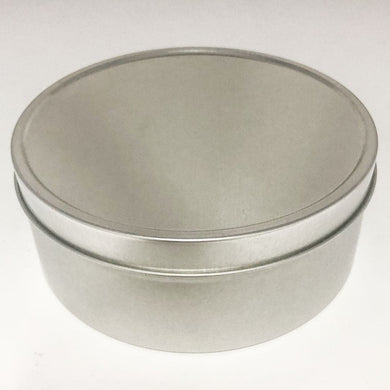16oz Round Steel Tin Container - Screw Top