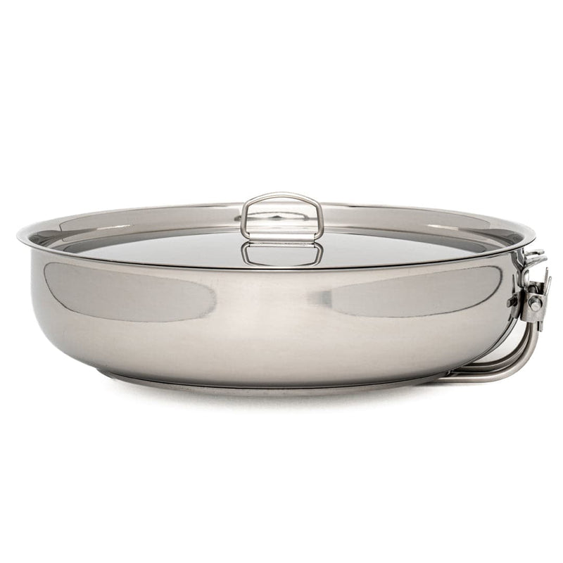 Load image into Gallery viewer, 8&quot; Stainless Steel Skillet and Lid
