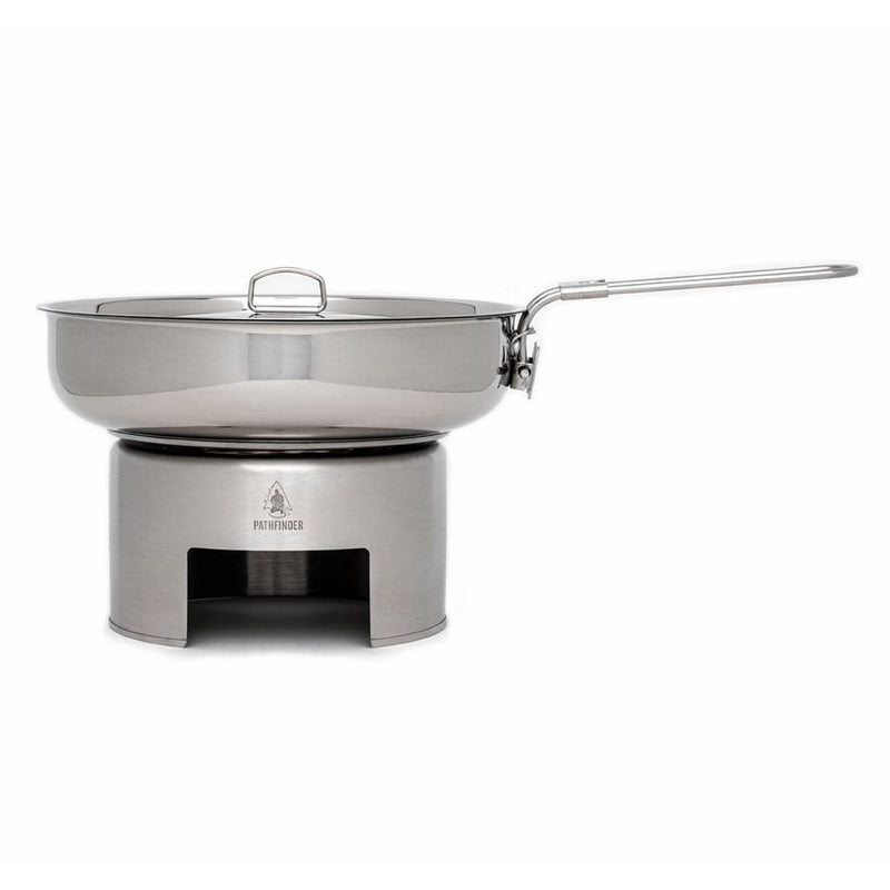 Load image into Gallery viewer, 8&quot; Stainless Steel Skillet and Lid
