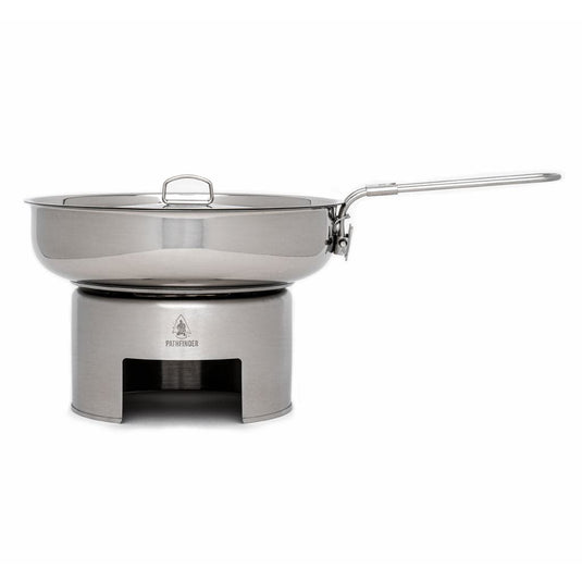 8" Stainless Steel Skillet and Lid