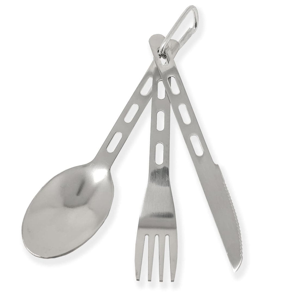 Camping Kitchen Silverware Mess Kit Cutlery Organizer 2 Person