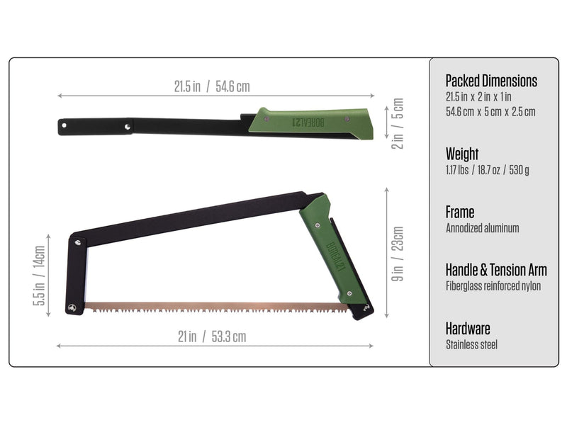 Load image into Gallery viewer, BOREAL21 - with 21&quot; ALL PURPOSE BLADE
